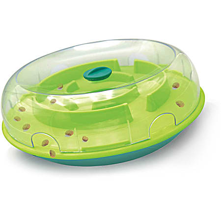 Large Green Wobble Bowl Interactive Treat Puzzle Dog Toy