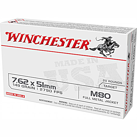 7.62 x 51mm NATO 149 Grain Rifle Cartridges