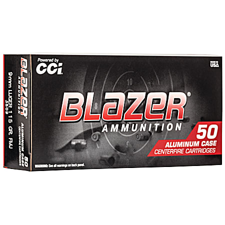 Blazer Aluminum Case Centerfire Cartridges