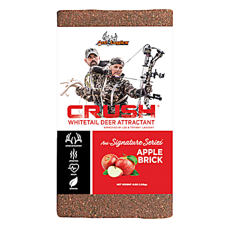 CRUSH 4 lb Apple Brick Whitetail Deer Attractant