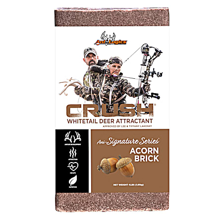 Ani-Logics CRUSH 4 lb Acorn Brick Whitetail Deer Attractant