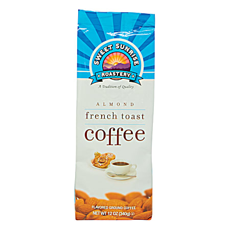 12 oz Sweet Sunrise Almond French Toast Ground Coffee