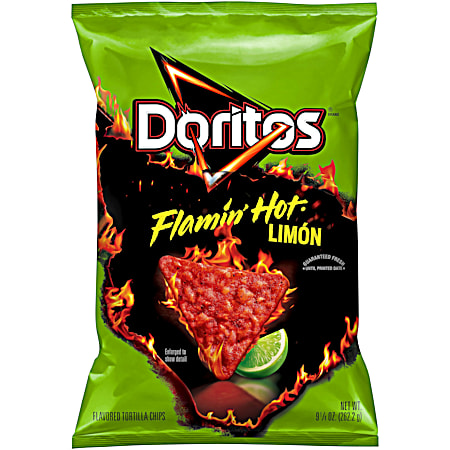 Flamin Hot Limon Flavored Tortilla Chips