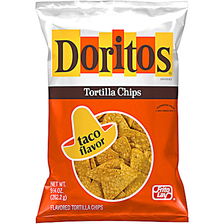 Taco Flavored Tortilla Chips