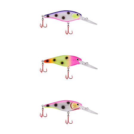 All Sorts of Pox Flicker Shad Pro-Pack Crankbait - 3 Pk