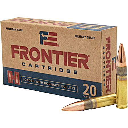 .300 Blackout Frontier 125 Grain Full Metal Jacket Rifle Cartridges ...