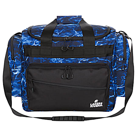 Lakes & Rivers Mossy Oak Aqua Marlin Pro Series Tackle Bag w/ 8 Large Boxes