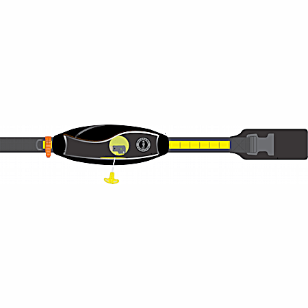 Black/Gray Universal Fluid Manual Inflate Belt Pack 