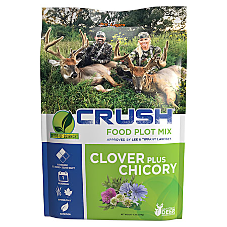 4 lb Crush Seeds of Science Clover Chicory Food Plot