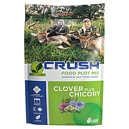 8 lb Crush Seeds of Science Clover Chicory Food Plot