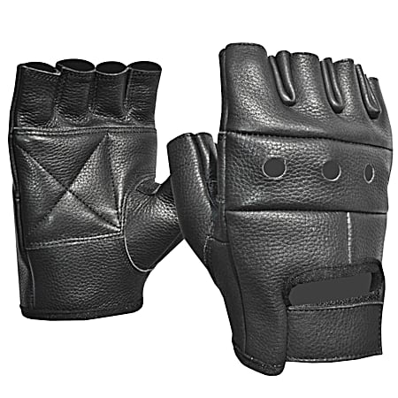 Fulmer 550 Blaze Black Fingerless Gloves