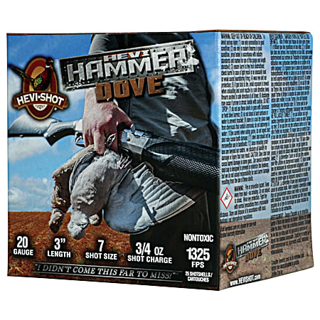 Hevi-Shot Hevi-Hammer 20 Ga Dove Shotshells