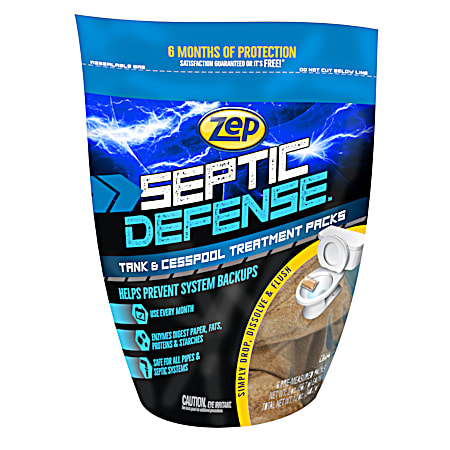 Zep Septic Defense Septic System Treatment Packs
