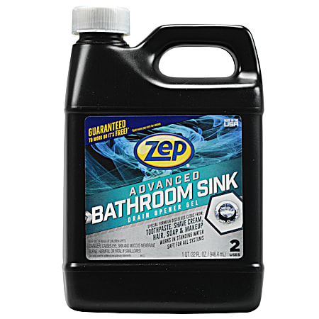 Zep 32 oz Advanced Bathroom Sink Drain Opener Gel