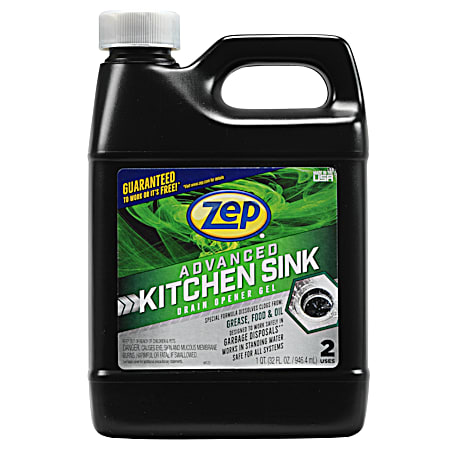 Zep 32 oz Advanced Kitchen Sink Drain Opener Gel