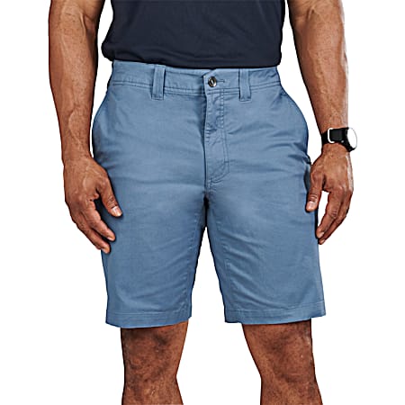 Men's Aramis Grey Blue Woven Cotton Shorts