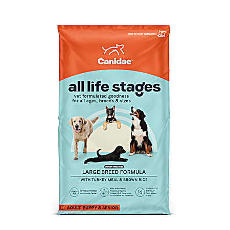 Canidae All Life Stages Large Breed w/ Turkey Meal & Brown Rice Dry Dog Food