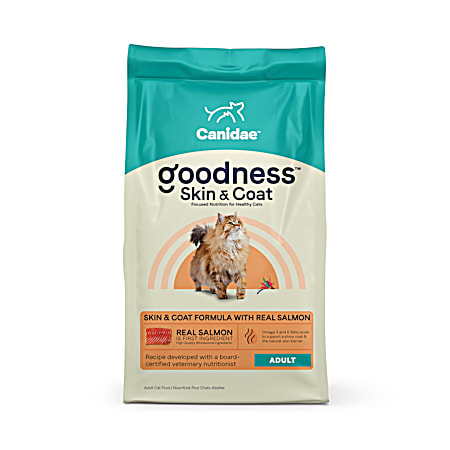 Goodness Adult Skin & Coat Formula w/ Real Salmon Dry Cat Food, 5 lbs