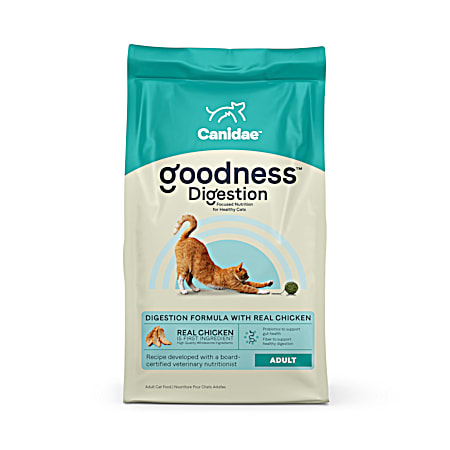 Goodness for Digestion Formula w/ Real Chicken Adult Dry Cat Food