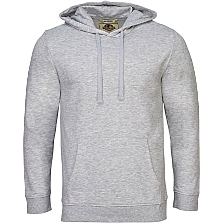 Men's Lakeside Light Grey Heather Long Sleeve French Terry Hoodie