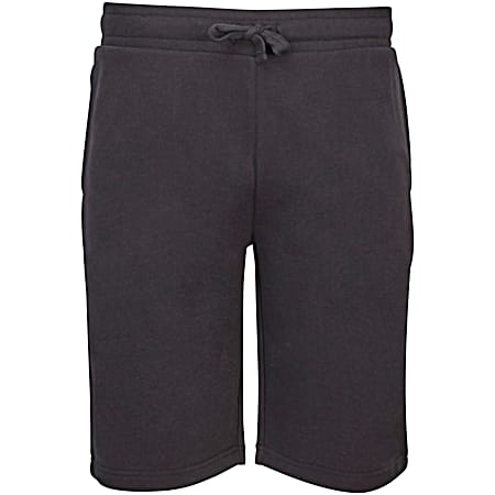 Men's Lakeside Solid Black French Terry Shorts
