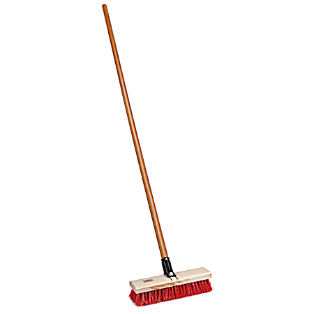 12 in Red Stiff All-Purpose Implement Cleaning Brush