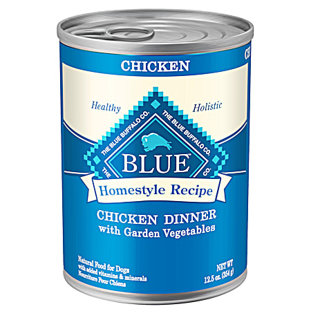 Blue Buffalo Homestyle Recipe Chicken Dinner w/ Garden Vegetables Adult Wet Dog Food