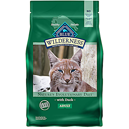 BLUE Wilderness Adult Grain-Free Duck Dry Cat Food
