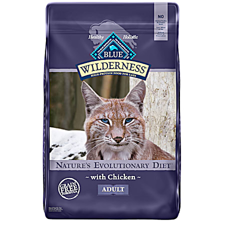BLUE Wilderness Adult Grain-Free Chicken Dry Cat Food