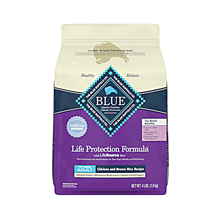 Blue Buffalo Life Protection Toy Breed Adult Chicken & Brown Rice Recipe Dry Dog Food