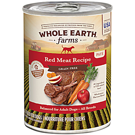 Whole Earth Farms Grain-Free Red Meat Recipe Adult Wet Dog Food
