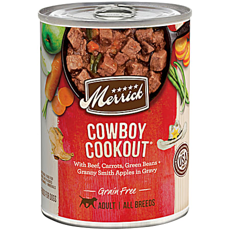 Adult Grain-Free Cowboy Cookout Wet Dog Food