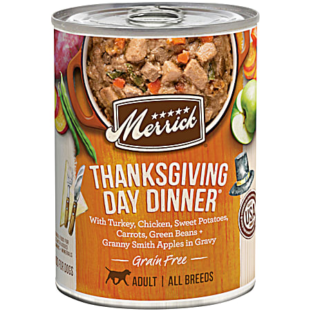 Merrick Adult Grain-Free Thanksgiving Day Dinner Wet Dog Food