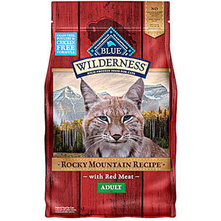 BLUE Wilderness Rocky Mountain Recipes Adult Red Meat Dry Cat Food