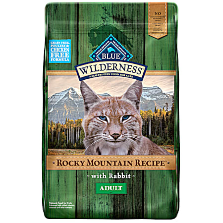 BLUE Wilderness Rocky Mountain Recipes Adult Rabbit Dry Cat Food