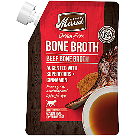 Grain-Free Beef Bone Broth for Dogs