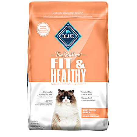 BLUE True Solutions Fit & Healthy Weight Control Adult Dry Cat Food