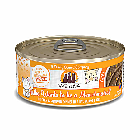 Who Wants to be a Meowionaire? Chicken & Pumpkin Pâté Cat Food