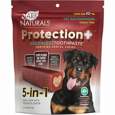 Protection+ Large Brushless Toothpaste Fortified Dental Chews for Dogs