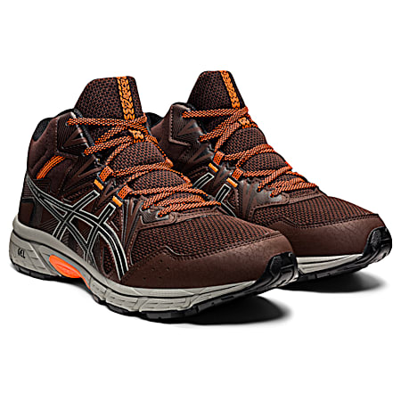 Asics Men's Mid Grey/Coffee Clay Gel-Venture 8 Athletic Shoes
