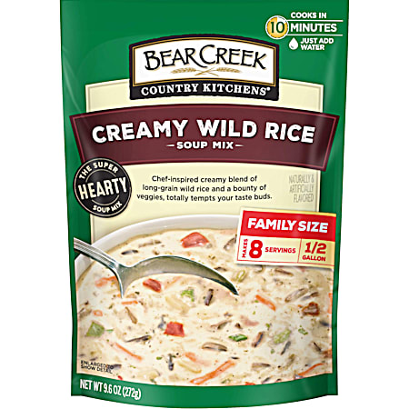 9.6 oz Country Kitchens Creamy Wild Rice Soup Mix