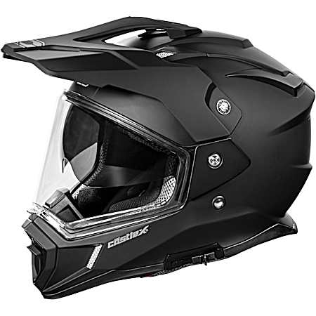 CX200 Matte Black Dual Sport Helmet