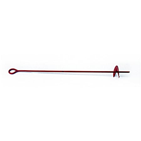 30 in Steel Anchor Stake w/ 4 in Plate