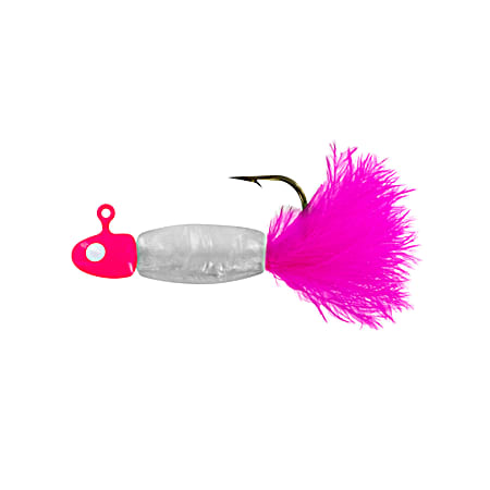 Pearl Pink Tail Lindner Panfish Special Jig