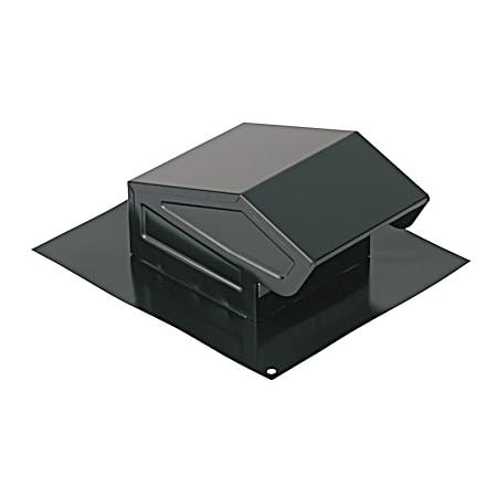 Steel Roof Cap for 3 in or 4 in Round Duct w/ Damper & Bird Screen