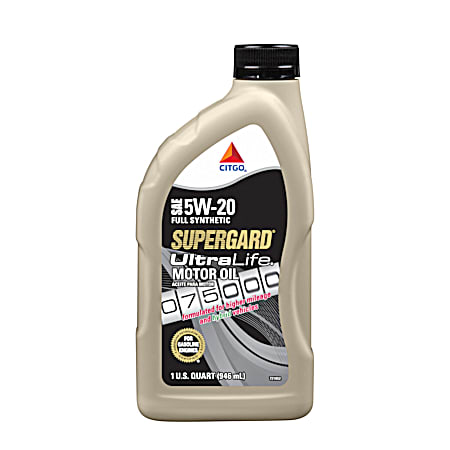 Supergard High Mileage Full Synthetic 5w20 Motor Oil