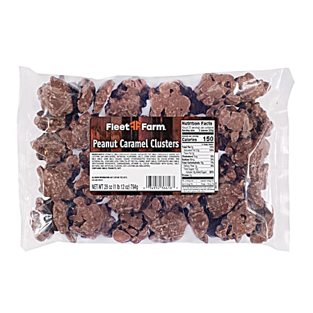 28 oz Milk Chocolate Peanut Caramel Clusters