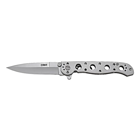 Crkt M16-03Ss 3.54 Inch Folding Knife - Silver