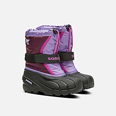 Kids' Purple Dahlia Flurry Snow Boots
