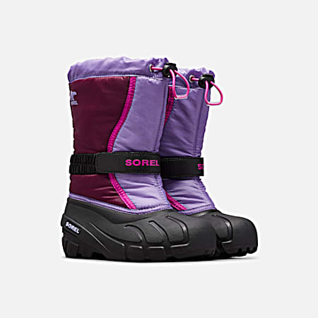 Toddlers Purple Dahlia Flurry Snow Boots